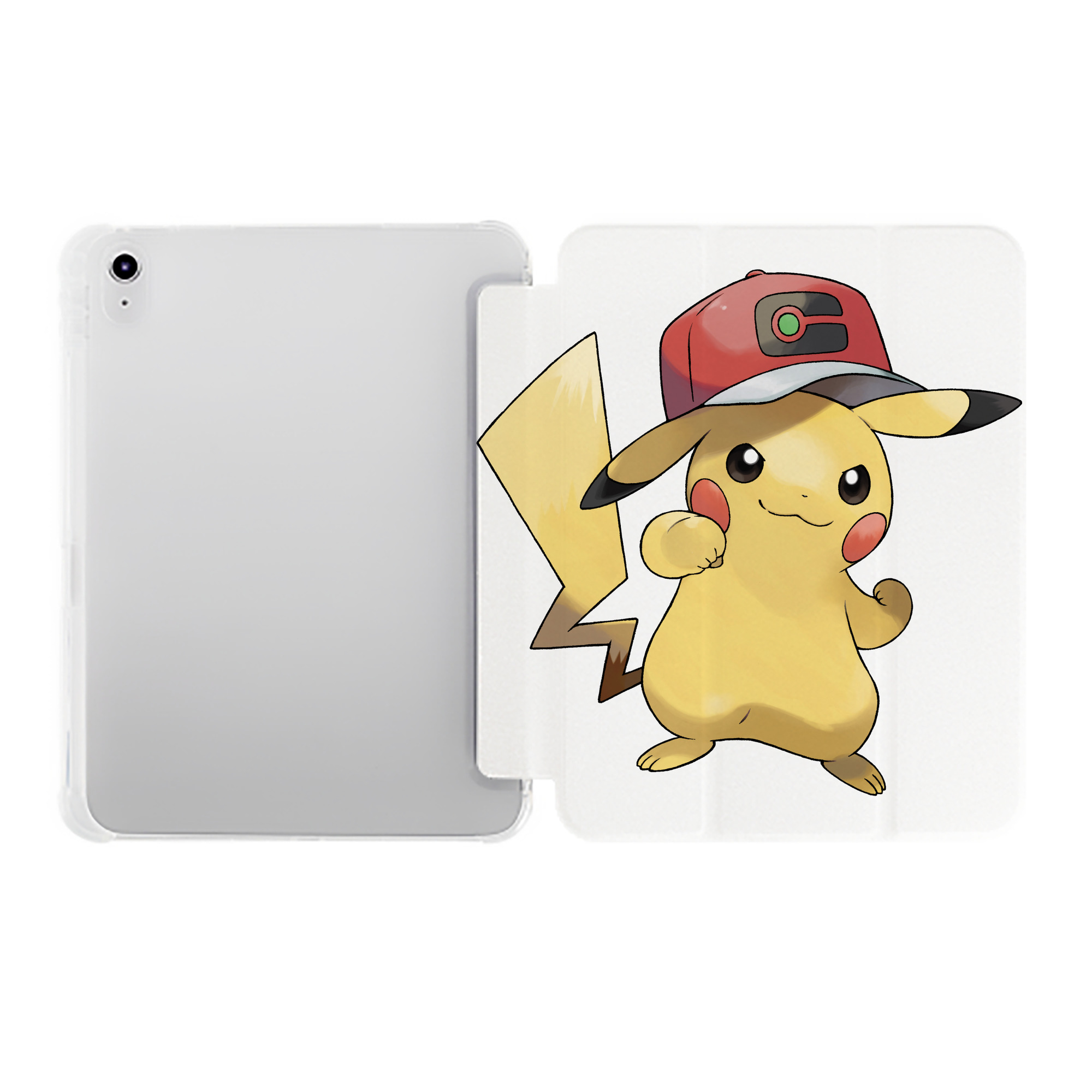 （画像用） ポケットモンスター Pokémon IPad ケース ペン収納付き 三つ折りスタンド PUレザー×シリコン 対応機種9.5/10.5/10.9インチ